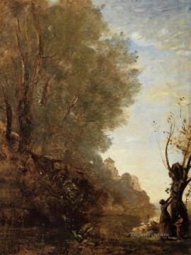 La isla feliz Jean Baptiste Camille Corot Pinturas al óleo